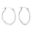 Donatello Gian Sterling Silver Classic Huggie Hoops