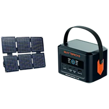 Wattbricks Power Station & 30W Solar Panel Bundle
