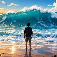 Ever stood at the edge of the ocean and watched a big swell roll in?