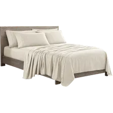 Bibb Home 6-Piece Rayon from Bamboo Sheets with SureGrip Straps