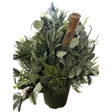 National Tree Company 28" Winter Garden Urn with Pinecones
