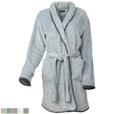 Ardour Pipe Hem Velvet Robes