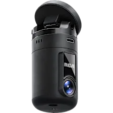 RCA 360 Degree Viewing Dash Cam with Voice Controlled Camera Aiming