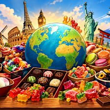 The best international candy comes from: