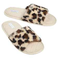 XOXO Ladies Animal Print Slippers