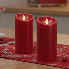 3-Pack: Luminara Flameless 6.5" Pillar Candles with Remote