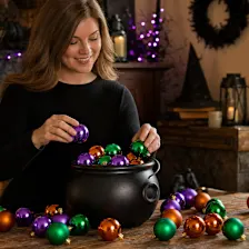 2-Pack: National Tree Company 50-Piece Hanging Ball Ornament Sets