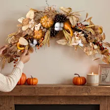 2-Pack: National Tree Company 28" Autumn Pinenut Sprays