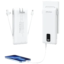 The Power Bank with Built-In Cables