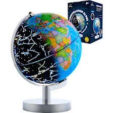 The Illuminated Earth And Constellation Globe