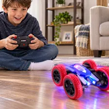 2-Pack: Force1 Tornado+ LED Stunt Car
