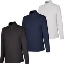 3-Pack: Puma Men's Bandon Quarter-Zip Pullovers