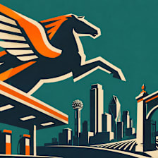 Pegasus is on gas stations, a Dallas skyline, and a Napa gate. Which brand mascot do you actually notice when you see it?