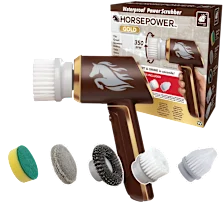 Horsepower Gold Edition Waterproof Power Scrubber
