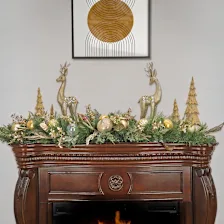 National Tree Company 60" Champagne Wishes Mantel Swag