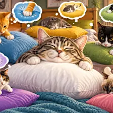 Kittycats Test Pillows