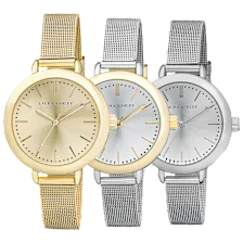 Laura Ashley Women’s Mesh Band Classic Watch