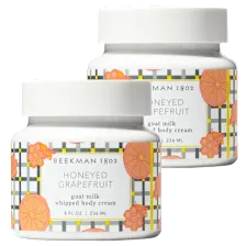 2-Pack: Beekman 1802 Honeyed Grapefruit Whipped Body Cream
