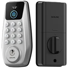 DESLOC C110 Fingerprint Smart Deadbolt with Auto-Lock & Passcode