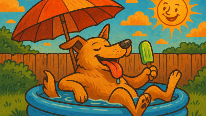 Doggo days of summer.  Dog 3