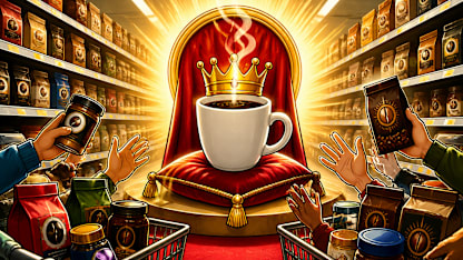 Best coffee available at most supermarkets: