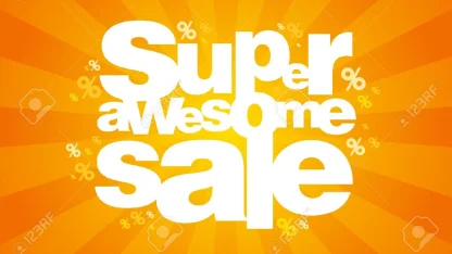 awesome sale.