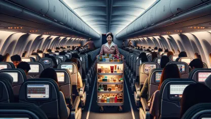 Do you ever buy stuff on a flight?