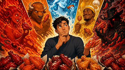 Hey speaking of wiping hands, what's your favorite wing sauce?