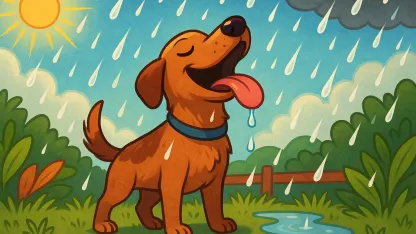 Doggo days of Summer - I like water from the sky