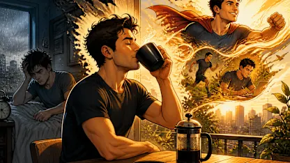 I drink my morning coffee: