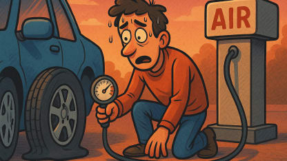 How often do you check the air in your tires?