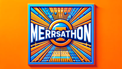WTF is up with Tarheel Blue font against a Tennessee Orange background for the Mehrathon? 🤯