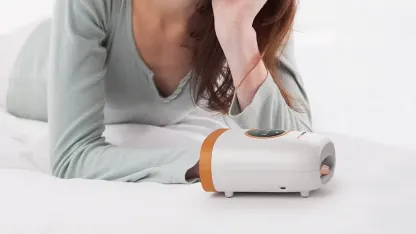Shine Well Cordless Hand Massager with Heat & Compression