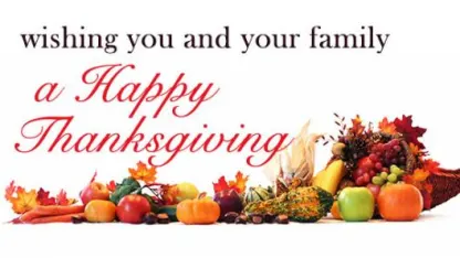 Happy Thanksgiving Everyone