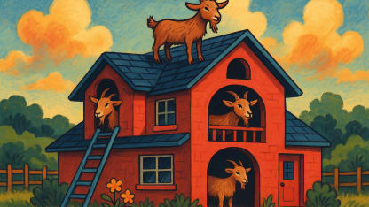 A special house for goats