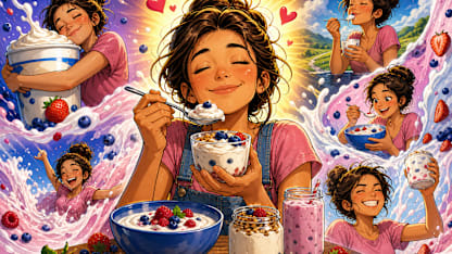 I like yogurt: