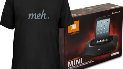 Meh Shirt.....and a Speaker Dock