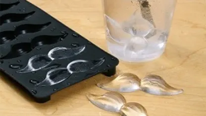 2-Pack of Mustache Ice Cube Trays