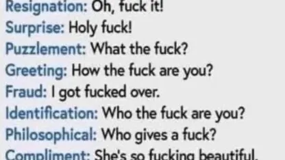 Descriptive F*ckology, 101