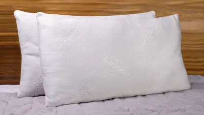 2-Pack: Zen Bamboo Plush Cooling Gel Fiber Pillows