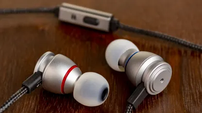 2-Pack: Voza V100S Hi-Res Bass Series Lossless Audio Wired Earbuds