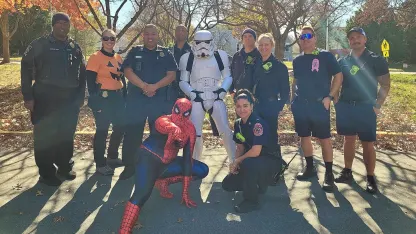 Thanksgoating - Day eight.  The cops are here!