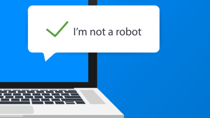 The "I am not a robot" human vs bot problem elsewhere