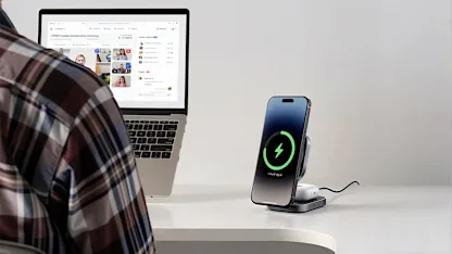 2-Pack: Aukey Magfusion Qi2 2-in-1 Foldable Charger