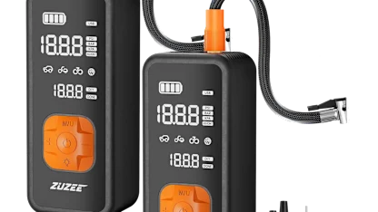 2-Pack: Zuzee 20,000mAh Portable Tire Inflator, Flashlight & Power Bank