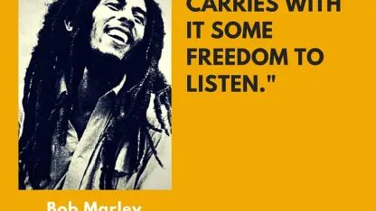 You've listened to all those Bob Marley songs, right? Which one is your favorite?