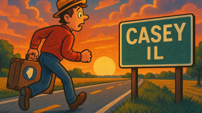 Who's going to Casey, Il tomorrow?