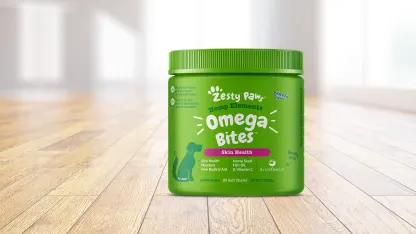 4-Pack: Zesty Paws Hemp Elements Omega Bites (360 Soft Chews)