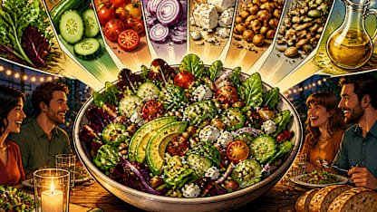 What makes a good dinner salad?