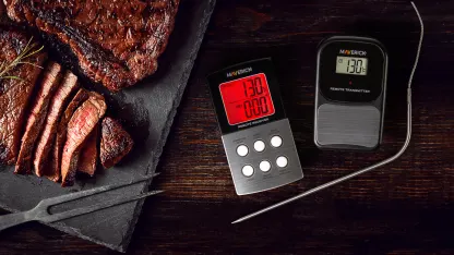 2-Pack: Maverick Wireless Remote Thermometer with 2-High Heat Probes
